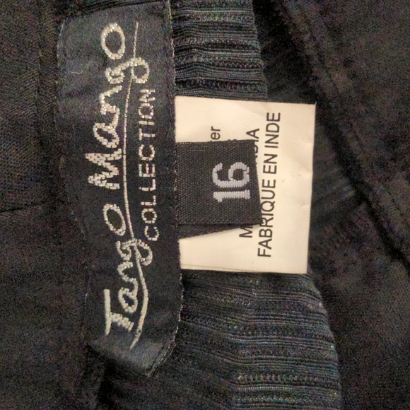 ❤️ Tango Mango Black Pants Sz 16 - Picture 3 of 7